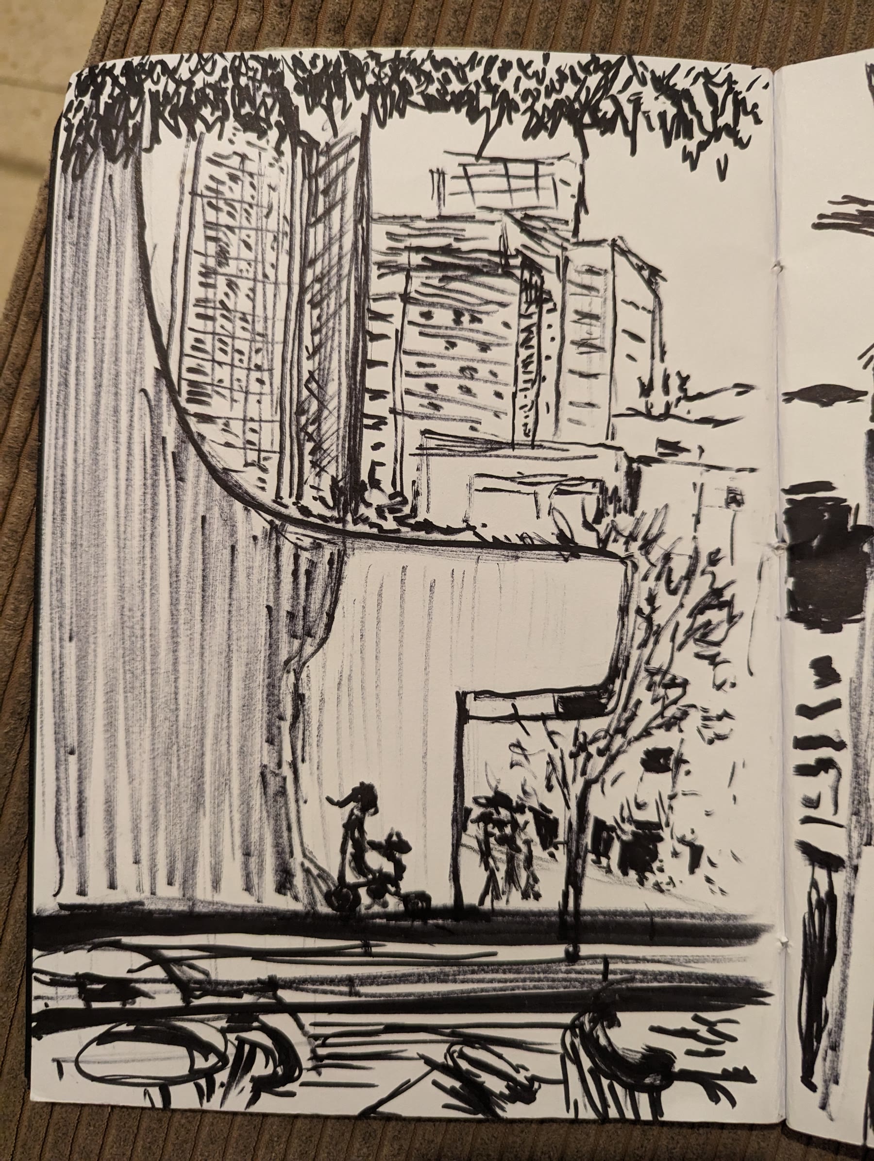 Tel Aviv city sketch